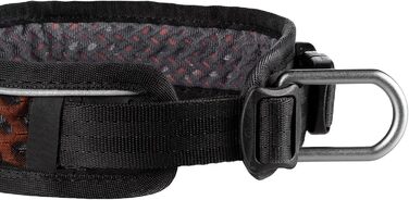 Регульований нашийник Non-stop dogwear Rock Collar для великих собак, чорний/помаранчевий, нейлон або шкіра
