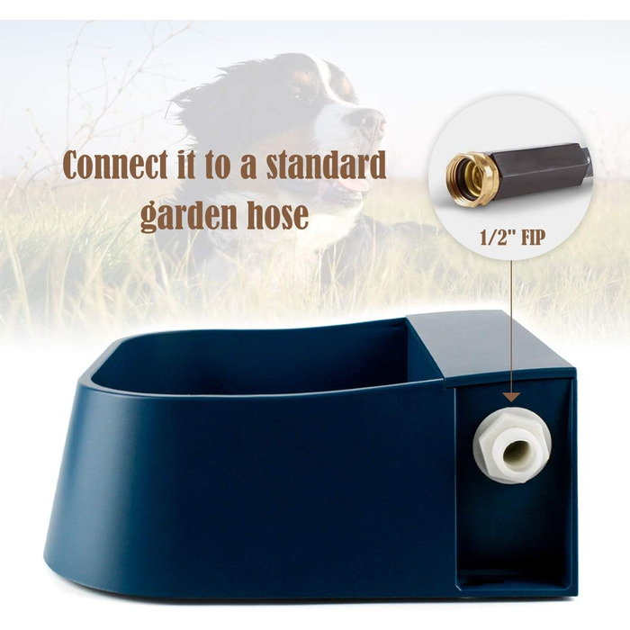 Автоматична годівниця для води для собак та котів з поплавком. Миска для води для тварин, підходить для собак, котів, кроликів, курей.