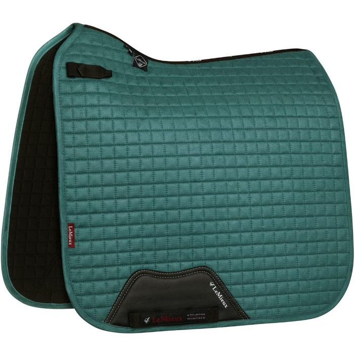LeMieux Luxury Dressage Schabracke sage — Люксовий вальтрап для виїздки, м'який, колір шавлія