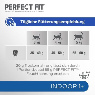 Сухий корм для дорослих котів Perfect Fit Indoor 1+ з яловичиною, 7 кг