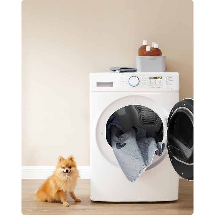 Підстилка для собак Feandrea, 2 шт. в наборі, XXXL, 183 x 183 см, сіра, витривала, нековзна, супер вбираюча, для собак