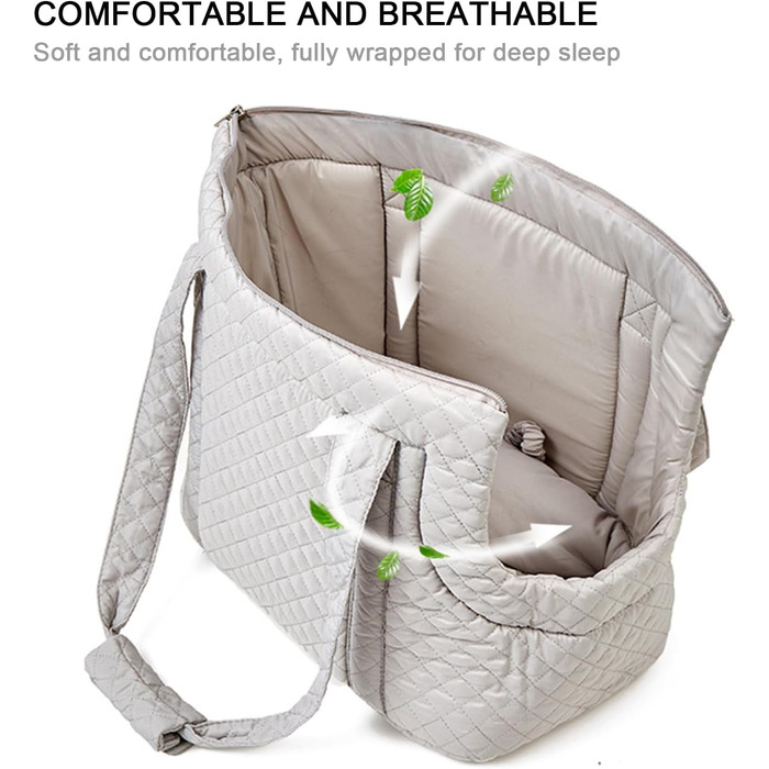 Травелятор для собак - сумка-переноска для маленьких собак, котів, цуценят. З бавовни, легка, портативна, зимова