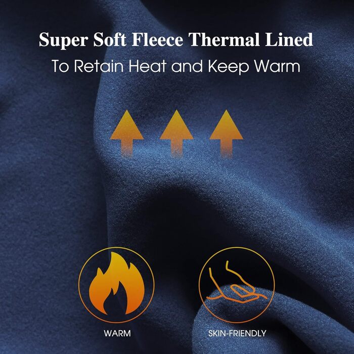 Легінси для верхової їзди жіночі зимові FitsT4 з силіконовою вставкою, флісовою підкладкою, кишенею для телефону та петлями для ременя, темно-синій, XL