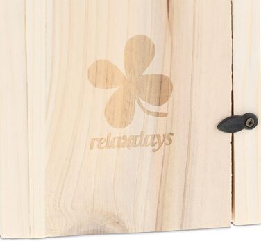 Кормушка для птахів Relaxdays з отвором 35 мм, на кришці, для синиць та зябликів, підвісна, зелений колір