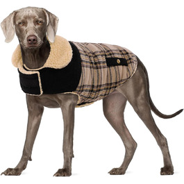 Зимова куртка для великих собак, вітронепроникна, для холодної погоди, одяг для тварин, куртка від снігу, для Голден Ретрівера, Лабрадора, Хаскі, Бежева, XL X-Large