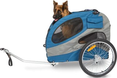 PetSafe Happy Ride - велосипедний причіп для собак, розмір L, до 13,6 кг, з сіткою та відбивачами