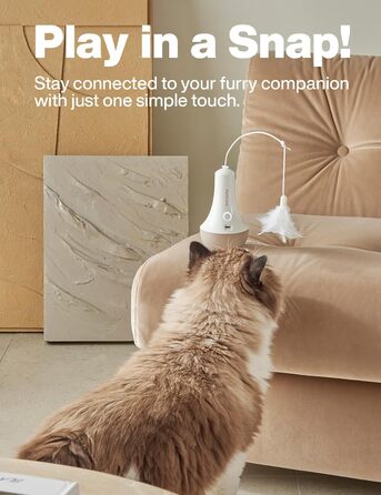 Інтерактивна іграшка для котів, автоматична з випадковою рухом, таймер вимкнення