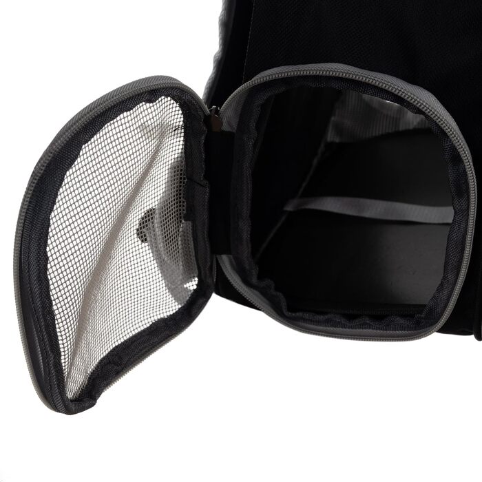 Рюкзак для тварин з прозорим плексигласом, дихаючий, капсула для тварин до 5 кг, 23309