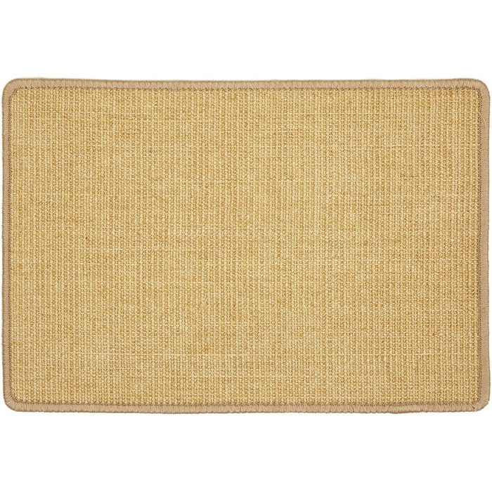 Килимок для котів з сизалю - міцний коврик-кігтеточка з 100% сизалю, бежевий (набір 2 шт., 40 x 60 см)