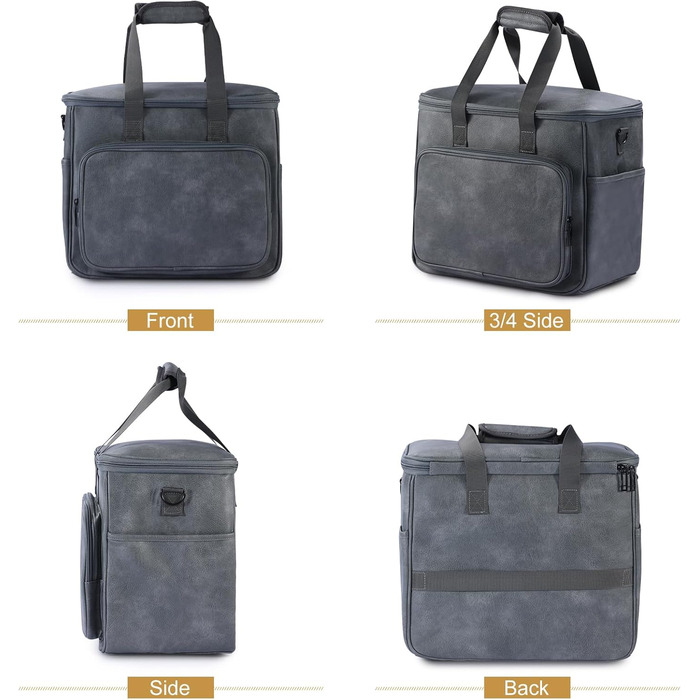 Лававін Чорна дорожня сумка для собак та котів, дорожній набір, з контейнерами та мисками, сіра