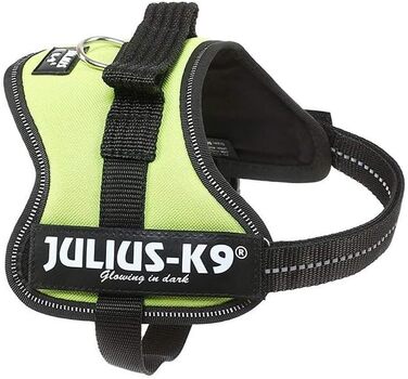 Шлея для собак Trixie Julius-K9 Power, розмір XS, неонова, чорна