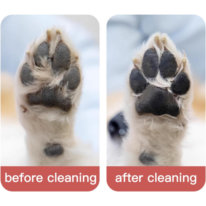 Автоматична мийка лап для собак та котів | Електрична чаша для миття лап з м'якими щетинками | Переносний очищувач лап для собак великих, середніх та малих порід