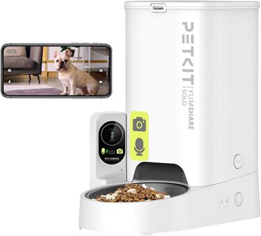 Автоматична годівниця для котів і собак PETKIT з камерою, Wi-Fi, 3 л, керування через додаток, 1-5 годувань