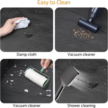 Захист для автосидіння для собак Maxetodo: водовідштовхувальний, антикіготковний, з сумкою та ременями безпеки. Підходить для всіх авто, SUV та вантажівок.