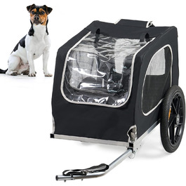 Фаркоп для велосипеда SogesHome: перевезення собак, XXL, 600D Oxford, чорний