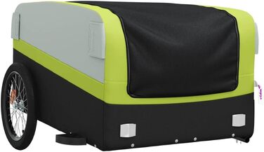 Причіп для собак, велосипедний причіп, причіп для транспортування, чорний та зелений, 45 кг, для велосипеда та джоггінгу, легка збірка, універсальний