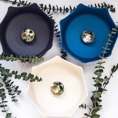 Напійниця для собак та котів VitaJuwel з бамбука з сумішшю дорогоцінних каменів | (NATURWEISS)