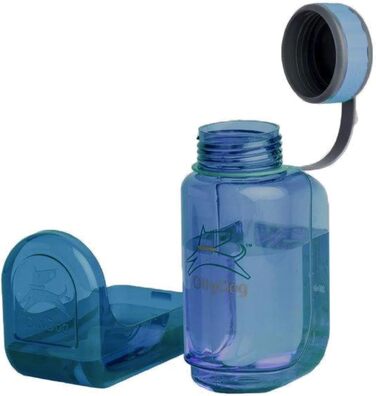 Пляшка для води OllyDog OllyBottle 600 мл, для тварин, синя
