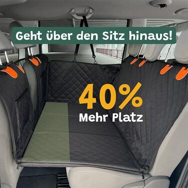 Автомобільний захист для заднього сидіння Bellolove Automatte - килимок для собак, 137x155 см, оранжевий