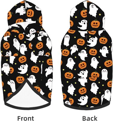 Костюм на Хелловін для собак, пуловер, толстовка з кишенею, розмір L, для середніх та великих собак