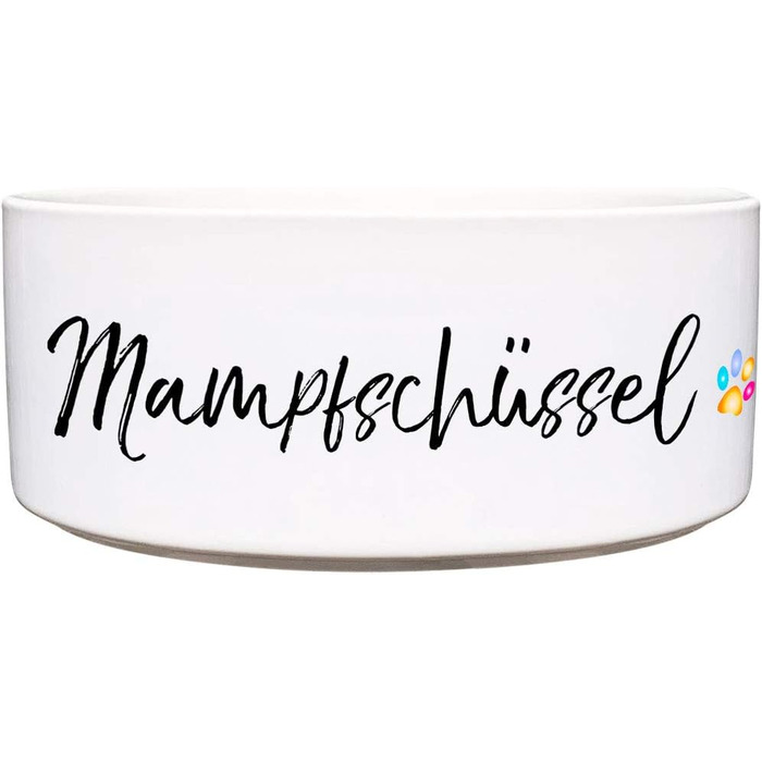 Керамічна миска для собак »Mampfschüssel« - годівниця для води та корму, 1.300 мл