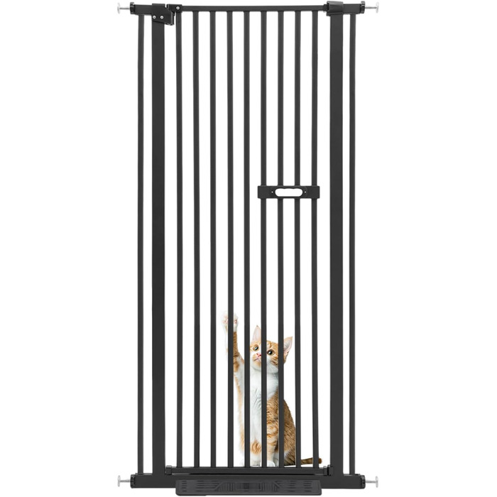 Захист для собак LENDISIY: турнік-загородка, 76-85 см, чорний (150 см)