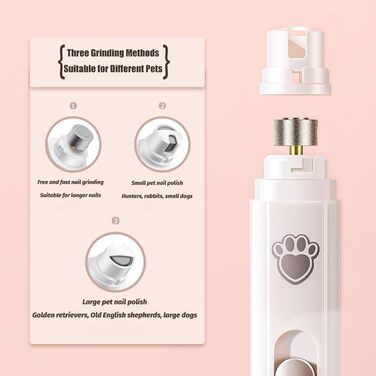 Електричний точило для кігтів собак та котів KrallenSchleifer Pro Set - 2 швидкості, перезаряджається, для великих, середніх та малих порід