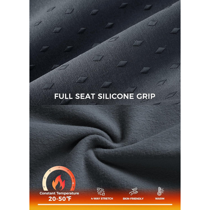 Спортивні штани для верхової їзди WILLIT жіночі зимові утеплені флісом, з силіконовим повним захопленням, термо штани з кишенями та петлями для ременя, M, темно-сірий