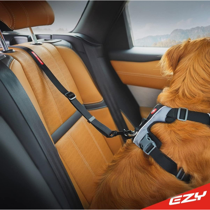 Ремінь безпеки для собак Ezydog Click Dog Seat Belt Isofix - 43-65 см
