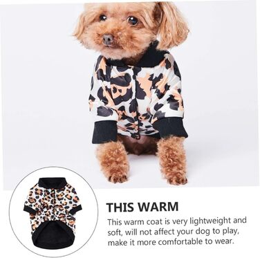 Теплий дощовик для собак Gatuida з бавовни для маленьких собак, дихаюча жилетка для цуценят з м'яким утеплювачем, одяг для домашніх тварин на вулицю та в приміщення, приємний до шкіри та без запаху