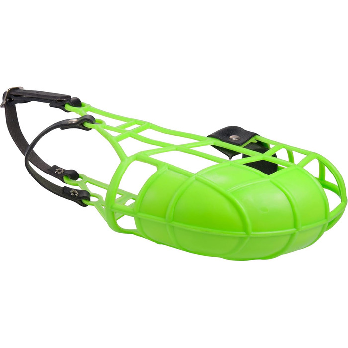 Нашийник-маска для породистих собак (Грейхаунд) - зелений. Легкий, дихаючий, безпечний для прогулянок, ветеринара та захисту від отруєнь. Міцний та довговічний.