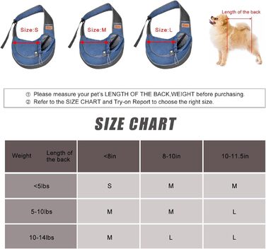 Слін для собак та цуценят CUBY: зручний та безпечний, з дихаючою сіткою та регульованим ременем, для прогулянок та подорожей (Джинс, M)
