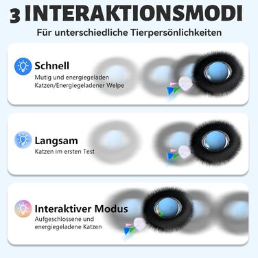 Іграшка для котів GoldenSun: м'ячик з дзижчанням, мишки на килимку, 5-дірковий хованки, блакитний колір