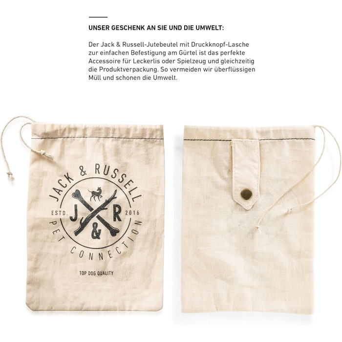 Преміум шкіряний нашийник для собак Jack Russell Lilly - нашийник з натуральної шкіри, преміум якість (XXL, S 32-39.5 см, Колір: Коричневий/Чорний)