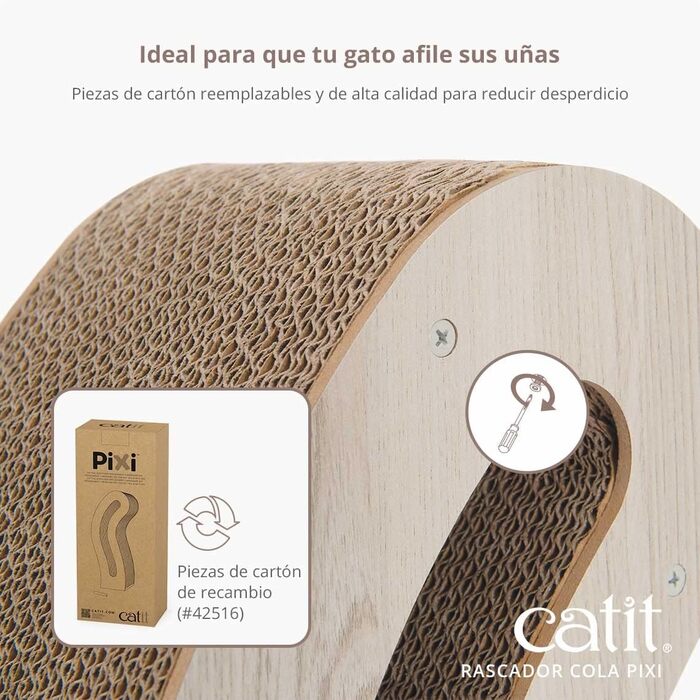 Когтеточка для котів Catit Pixi 42515 з хвостом