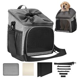 Фahrradkorb für Hunde: Дитячий велосипедний кошик для собак, дихаючий, знімний, для подорожей та кемпінгу