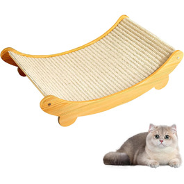 Котячий когтетоп з сизалю: когтеточка, лежанка, диванчик для котів. Великий когтетоп