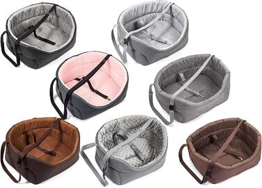 Автомобільний лежак для собак, універсальний, чорний, штучна шкіра (1 шт.)