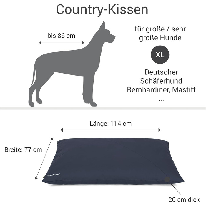 М'яке ліжко для собак великих порід Doctor Bark GreenLabel: зелена, XL, легко миється