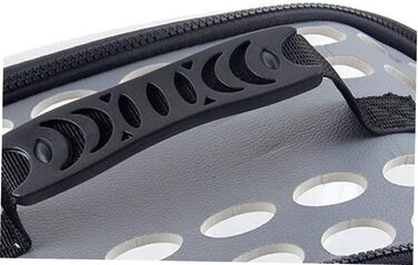 Транспортна сумка для котів POPETPOP - переноска для тварин, сіра, для подорожей та вигулу