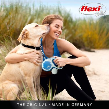 Рулетка-повідок Flexi Kerbl New Comfort синя, розмір S