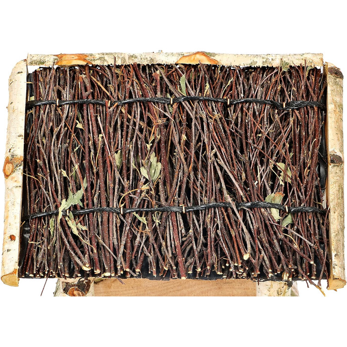 Коттарбау® годівниця для птахів з натурального дерева, балконна годівниця для птахів, годівниця для диких птахів