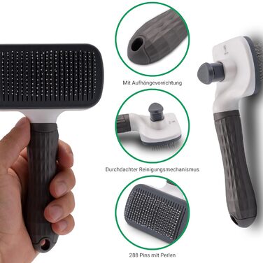 Набір щіток для собак та котів FinoPet 2 шт. з щіткою для підшерстя та інструментом для догляду за кігтями. Ідеальний аксесуар для догляду за шерстю та кігтями цуценят та дорослих тварин.