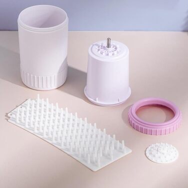 Миска для миття лап собак, очищувач лап | Миска для очищення лап собак - миска-очисник для брудних лап домашніх тварин, силіконовий пристрій для догляду за лапами, підходить для маленьких, середніх собак (Рожевий)