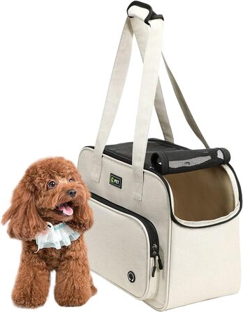 Сумка-рюкзак для собак, м'яка, дихаюча | Зручна сумка для подорожей з вентиляцією та кишенями для прогулянок з цуценям