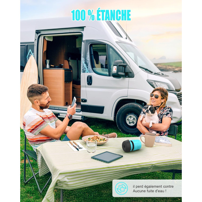 Складана пляшка для води для собак Lesotc 520 мл, блакитний колір, для прогулянок та подорожей