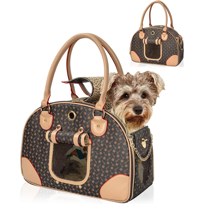 Сумка для собак OUUTMEE, 42 x 18 x 31 см, до 4 кг, для подорожей, переноска для маленьких собак та котів