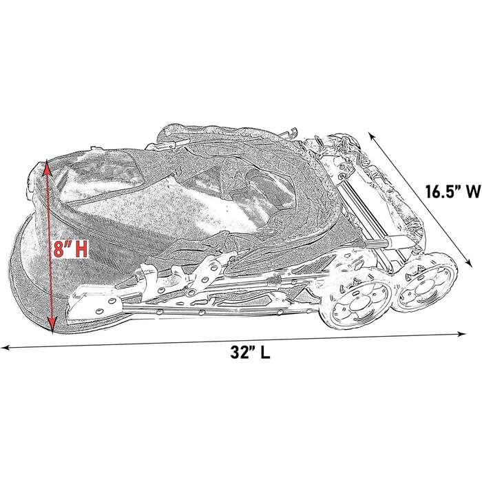 Дитяча коляска для тварин Pet Gear Happy Trails Lite, Dark Platinum, з підкладкою та ремінком безпеки