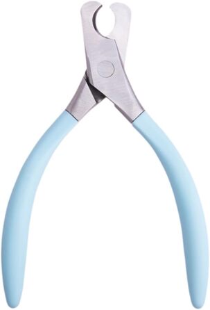 Ножиці для догляду за кігтями тварин, інструмент для стрижки кігтів, аксесуари для грумінгу, сталевий колір (блакитний)