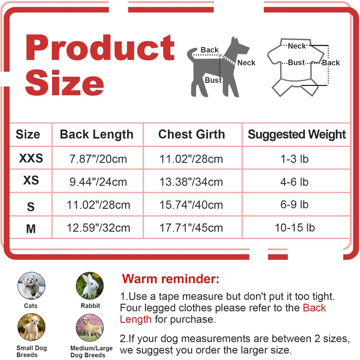 Теплий плед для собак: стильний зимовий плед з червоним візерунком для дрібних собак, цуценят, XS, 1.8-2.7 кг